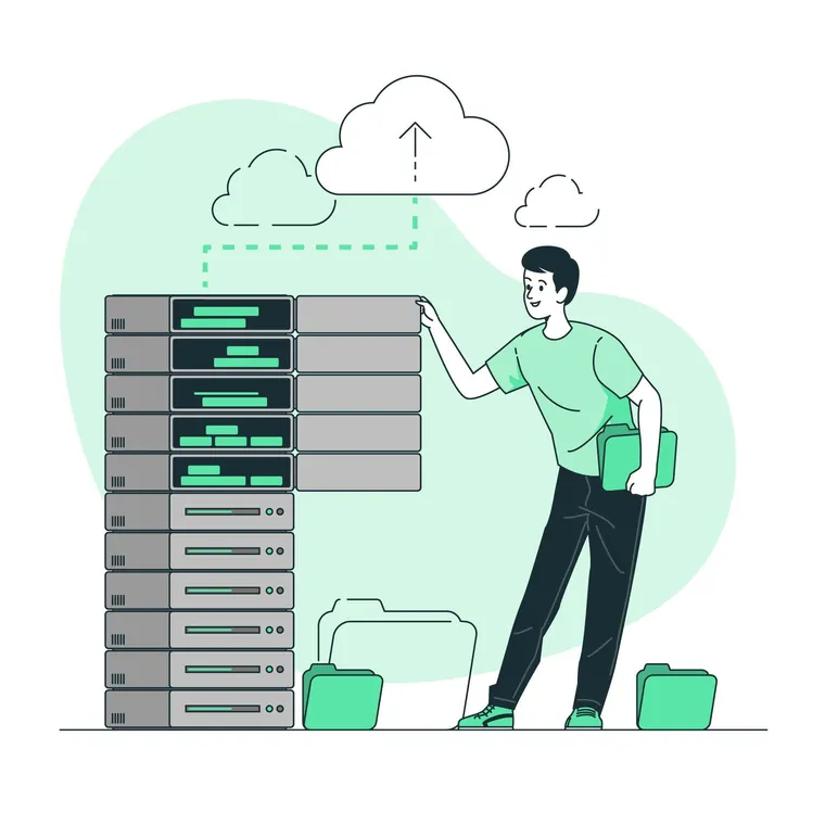 Managed web hosting servers and cloud infrastructure